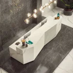 Керамогранитная плита для столешниц Atlas Plan, Calacatta Prestigio Polished 160x320, Kit Endless 4 pcs Rt. 6 мм (AKFL) - Фото 4