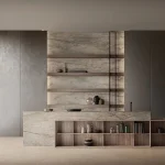 Керамогранитная плита для столешниц Atlas Plan, Silver Root Silk 162x324 ST 12 мм (AX0R) - Фото 3