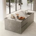 Керамогранитная плита для столешниц Atlas Plan, Nyra Mist 160х320 Hammered 6 мм (HCWD) - Фото 2