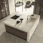 Керамогранитная плита для столешниц Atlas Plan, Taj Mahal White Polished 162x324 ST 12 мм (HEUR) - Фото 2