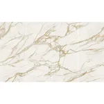 Керамогранит крупноформатный Atlas Concorde, Marvel Next Calacatta Oro 120x278 см Polished 6 мм Lapp. Kit Endless (HGKR) - Фото 1