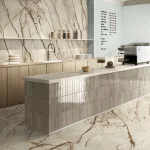 Керамогранит крупноформатный Fondovalle, Infinito 2.0 Gold River 120x278 Glossy 6 мм (INF1882) - Фото 2