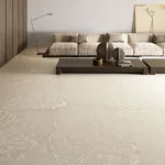 Керамограніт Ceramica Fioranese, I Variegati Avorio 90x90 см Rett 9 мм (IV901R) - Фото 2