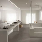 Керамогранит крупноформатный Marazzi, Grande Concrete Look Smoke Rettificato 160х320 6 мм (M0TW) - Фото 2