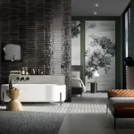 Керамогранит Marazzi Lume Black 6х24 10mm (M6RP) - Фото 3