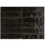 Керамогранит Marazzi Lume Black 6х24 10mm (M6RP) - Фото 1