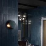 Керамогранітна плитка Marazzi, Rice Struttura Pleat 3D Blu 7.5x20, 12.5 мм (M96L) - Фото 2