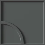 Плитка Terratinta Micro Ways Curve Graphite 12,5 х12,5 (MIWAC0912) - Фото 2