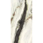 Керамогранит крупноформатный GranitiFiandre Marmi Maximum Panda White Maximum 150х75 Glint 6 мм (MMG2906715) - Фото 1