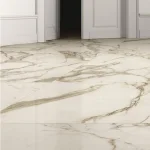 Керамогранит крупноформатный Fiandre Marmi Maximum Calacatta Elite 150х75 (MMH416715) - Фото 3