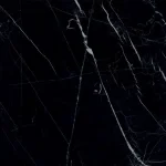 Керамогранит крупноформатный Fiandre, Marmi Maximum Dark Marquina 150х150 Lucidato Ret. 6 мм (MML5061515) - Фото 1