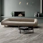 Керамограніт Fiandre Marmi Maximum Nebula Grigia 150х150 lucidato 6mm (MML5161515) - Фото 2