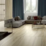 Керамогранит Fiandre Marmi Maximum Soft Onyx Lucidato 6 мм 150x75 (MML536715) - Фото 2