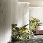 Керамогранит Fiandre Marmi Maximum Cremo Superiore 150х150 Semilucidato 6mm (MMS14561515) - Фото 2