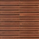 Керамогранит Marazzi Crogiolo Lume Caramel Struttura 3D Rake 6х24 Lux 14mm (MP9K) - Фото 1
