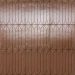 Керамогранит Marazzi Crogiolo Terramater Cotto Struttura 3D Losanga 9.1x37.5 Lux 14mm (MPM2) - Фото 1
