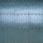 Керамогранит Marazzi Crogiolo Terramater Laguna Struttura 3D Losanga 9.1x37.5 Lux 14mm (MPM7) - Фото 1