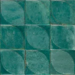 Керамогранит Marazzi, Crogiolo Lume Emerald Struttura 3D Dew 10х10 Lux 11,5 мм (MQ83) - Фото 1