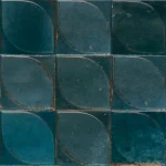 Керамогранит Marazzi, Crogiolo Lume Blue Struttura 3D Dew Lux 10х10 Lux 11,5 мм (MQ86) - Фото 1