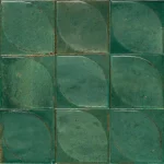 Керамогранит Marazzi, Crogiolo Lume Green Struttura 3D Dew 10х10 Lux 11,5 мм (MQ88) - Фото 1
