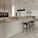 Керамогранитная плита для столешниц Marazzi, Grande Stone Look Pietra Di Sicilia Beige Satin 3D Ink Stuoiato 162х324 Rt.12 мм (MQA6) - Фото 2