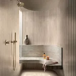 Керамограніт Marazzi, Mystone Travertino Classico 6х24 см 3D Rett. 12 мм (MQWM) - Фото 2