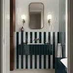 Керамогранит Marazzi, Terralux Bianco 9.1х37.5 см Glossy 3D Pura 12.5 мм (MRC1) - Фото 2
