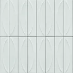 Керамогранит Marazzi, Terralux Bianco 9.1х37.5 см Glossy 3D Pura 12.5 мм (MRC1) - Фото 1