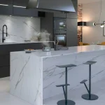 Керамогранітна плита для стільниць ABK Stone, Marble Statuario Light Slab A 163,5x323 Lux 12 мм (PF60009813) - Фото 3