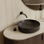 Керамогранітна плита для стільниць ABK STONE Travertino Ivory 163,5x323см Nat 12 мм (PF60011551) - Фото 2