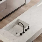 Керамогранитная плита для столешниц ABK STONE Carrara 163,5x323см Soft 12 mm (PF60013086) - Фото 2