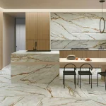 Керамогранитная плита для столешниц ABK Stone, Marble Grey Wonder Slab A 163,5x323 Lux 12 мм (PF60014440) - Фото 3