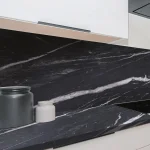 Керамогранитная плита для столешниц ABK Stone, Marble Black Passion Slab A Fullvein3D 163,5x323 Lux 20 мм (PF60014571) - Фото 2