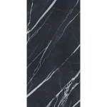 Керамогранитная плита для столешниц ABK Stone, Marble Black Passion Slab B Fullvein3D 163,5x323 Lux 20 мм (PF60014572) - Фото 1