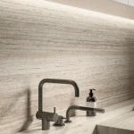 Керамогранитная плита для столешниц ABK Stone, Marble Travertino Rainbow 163,5x323 Natural 12 мм (PF60030269) - Фото 2