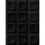 Плитка Terratinta Sartoria Pop Nero Groovy Gl 10х10 (SAPOGR0910G) - Фото 1