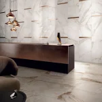 Керамогранит Flaviker Supreme, Golden Calacatta Lappato Lux/глянцевая 59,6х59,6 (SP6013L) - Фото 3