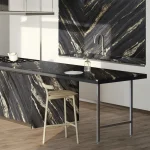 Керамогранитная плита для столешниц SapienStone Kuroca 4d Cashmere 320х160 12mm (SSC3216547G) - Фото 2