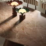Керамогранитная плита для столешниц SapienStone Breccia Rosa 4D 320х160 Cashmere 20 мм (SSC3216648G20) - Фото 2