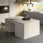 Керамогранитная плита для столешниц SapienStone Seminato Candido 320х160 natural 12мм (SSH3216544G) - Фото 2