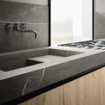 Керамогранітна плита для стільниць SapienStone Piasentina 320х160 slate 12мм (SST3216531G) - Фото 2