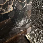 Плитка Fiandre Precious Stones Nero Portoro 150x300 (ST20A61530) - Фото 2