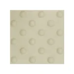 Керамогранит тактильный для незрячих и слабовидящих Casalgrande Padana Tactile Tondi Bianco 20x20 - Фото 1
