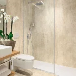 Керамограніт Laminam Cemento Avorio bocciardato 100x300, 5,6mm - Фото 2