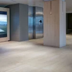 Керамогранит Laminam Naturali Travertino Romano bocciardato 100x300, 5,6mm - Фото 2