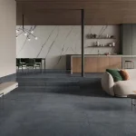 Керамогранит Casalgrande Padana Stile BLACK 9mm 60х120 MATT - Фото 2
