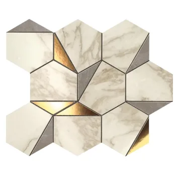 Плитка Atlas Concorde Marvel Gold Hex Gris-Calacatta… - Фото №1