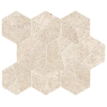 Керамогранит Atlas Concorde Boost Stone Ivory Mosaico… - Фото №1
