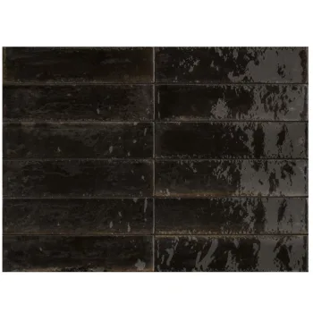 Керамогранит Marazzi Lume Black 6х24 10mm (M6RP) - Фото №1