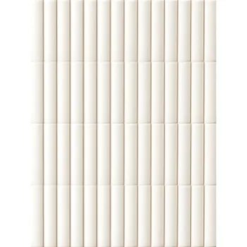 Плитка Terratinta Micro 3D Forms Fluted Wite 10x30… - Фото №1